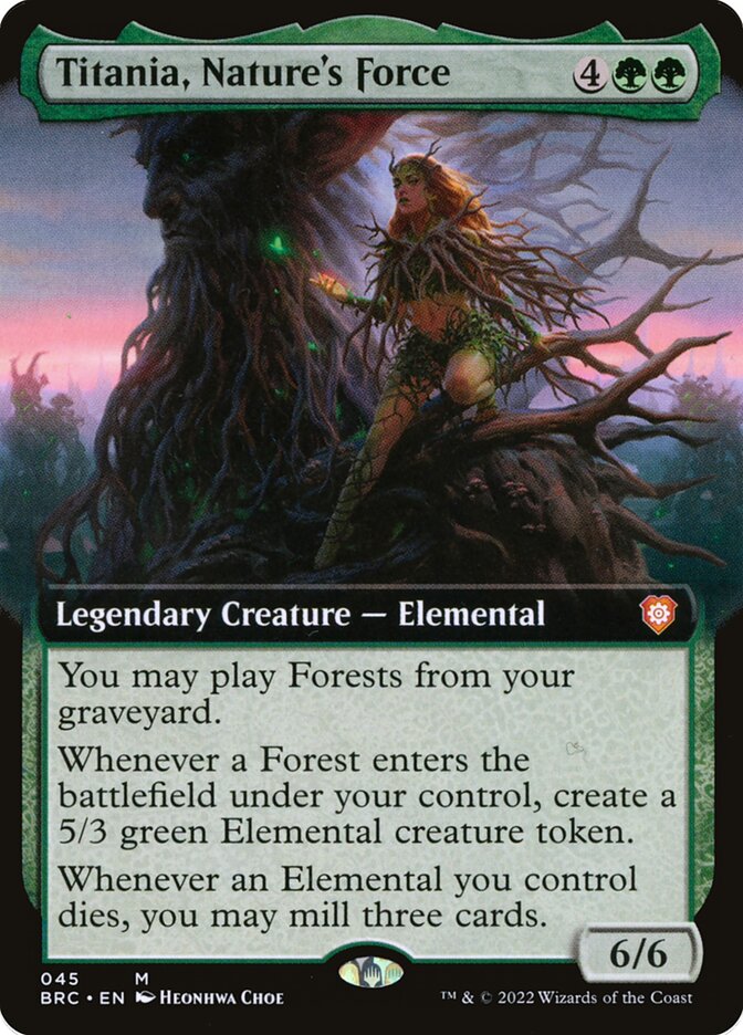 Titania, Nature's Force Extended Art