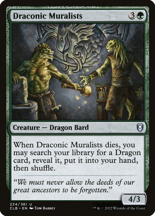 Draconic Muralists Foil