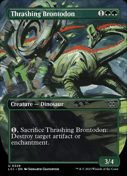 Thrashing Brontodon Borderless