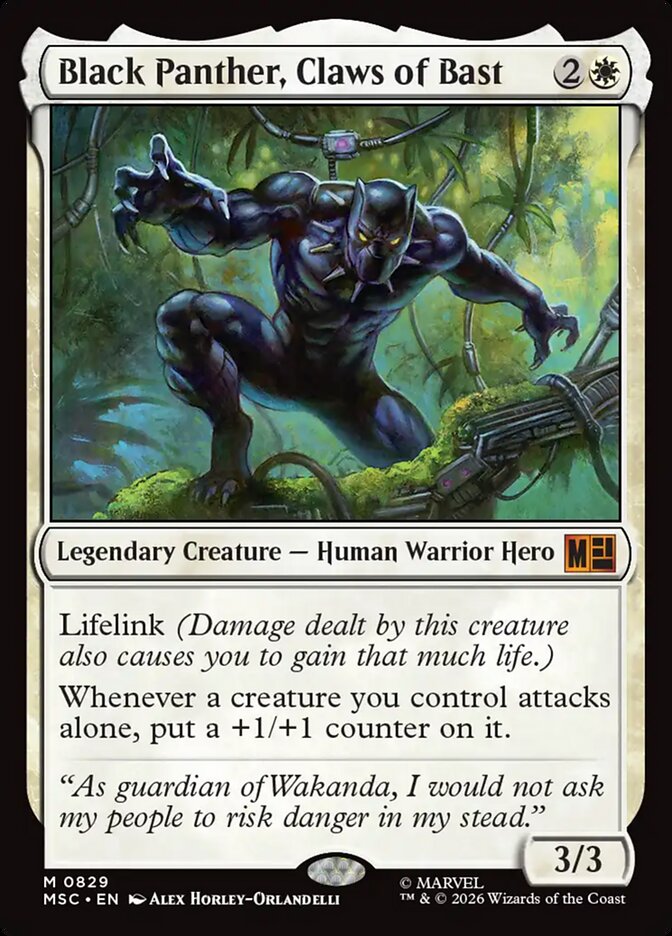 Black Panther, Claws of Bast Foil