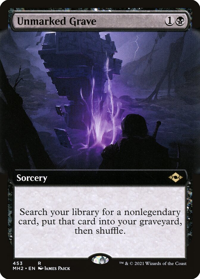 Unmarked Grave Extended Art