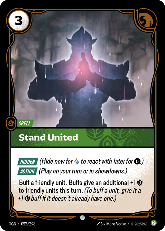 Stand United Foil