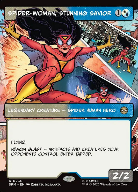 Spider-Woman, Stunning Savior Borderless