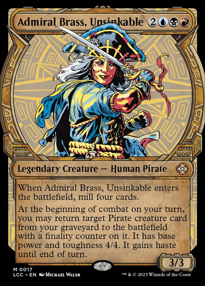 Admiral Brass, Unsinkable Showcase Foil