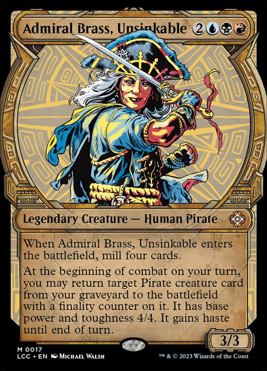 Admiral Brass, Unsinkable Showcase Foil