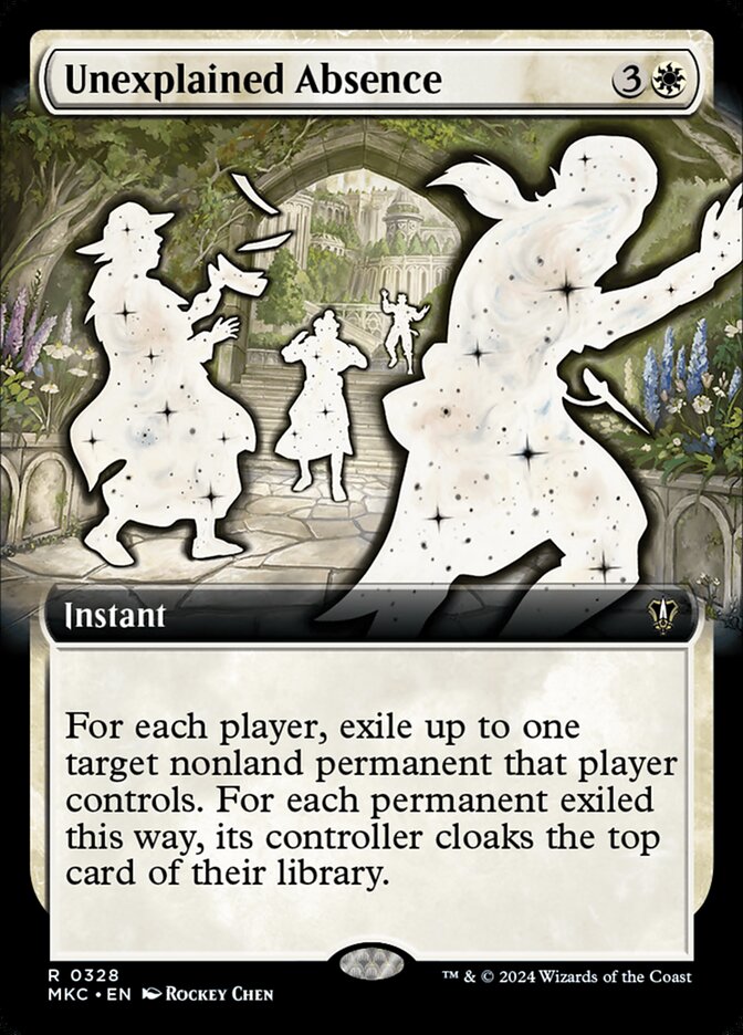 Unexplained Absence Extended Art