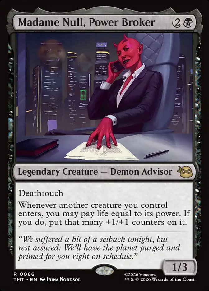 Madame Null, Power Broker Foil