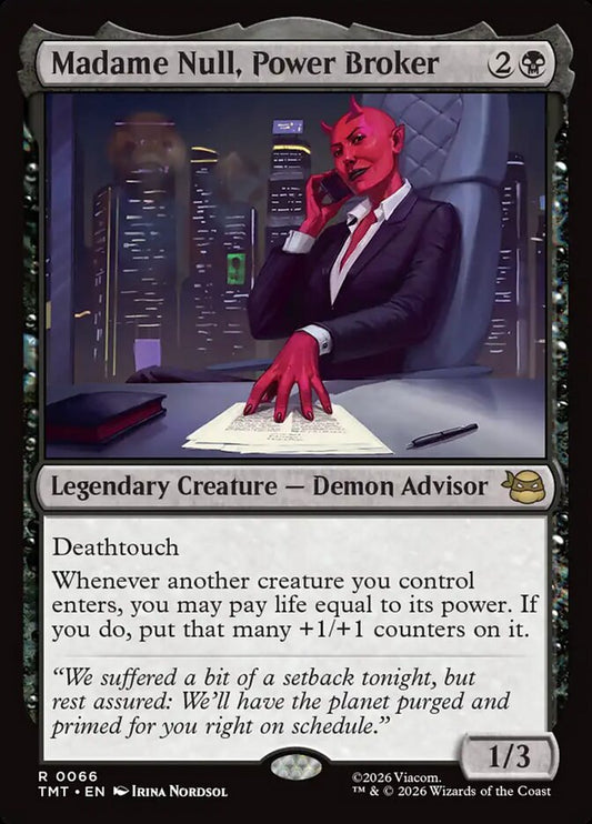 Madame Null, Power Broker Foil