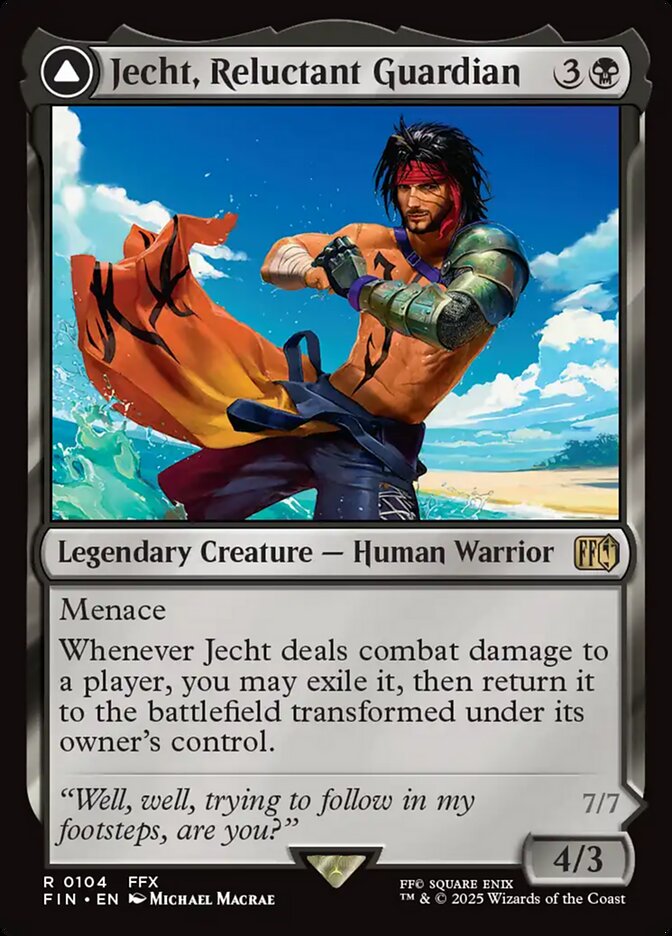 Jecht, Reluctant Guardian // Braska's Final Aeon Foil