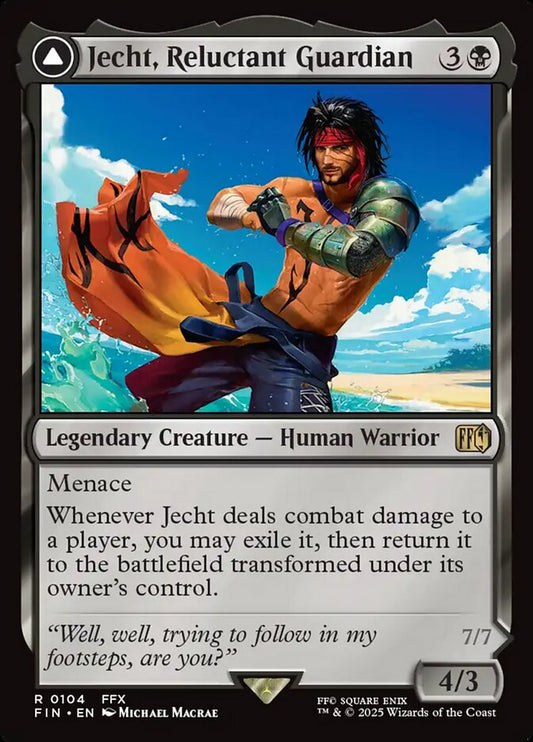 Jecht, Reluctant Guardian // Braska's Final Aeon Foil