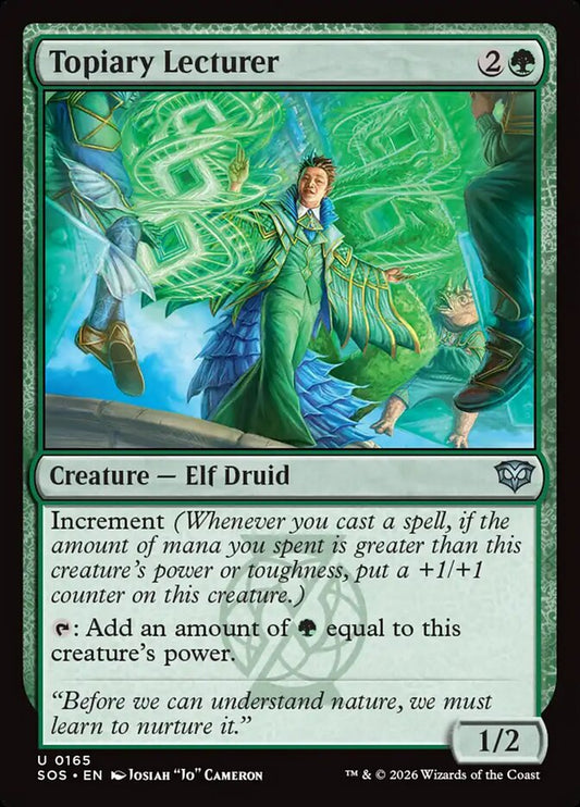 Topiary Lecturer Foil