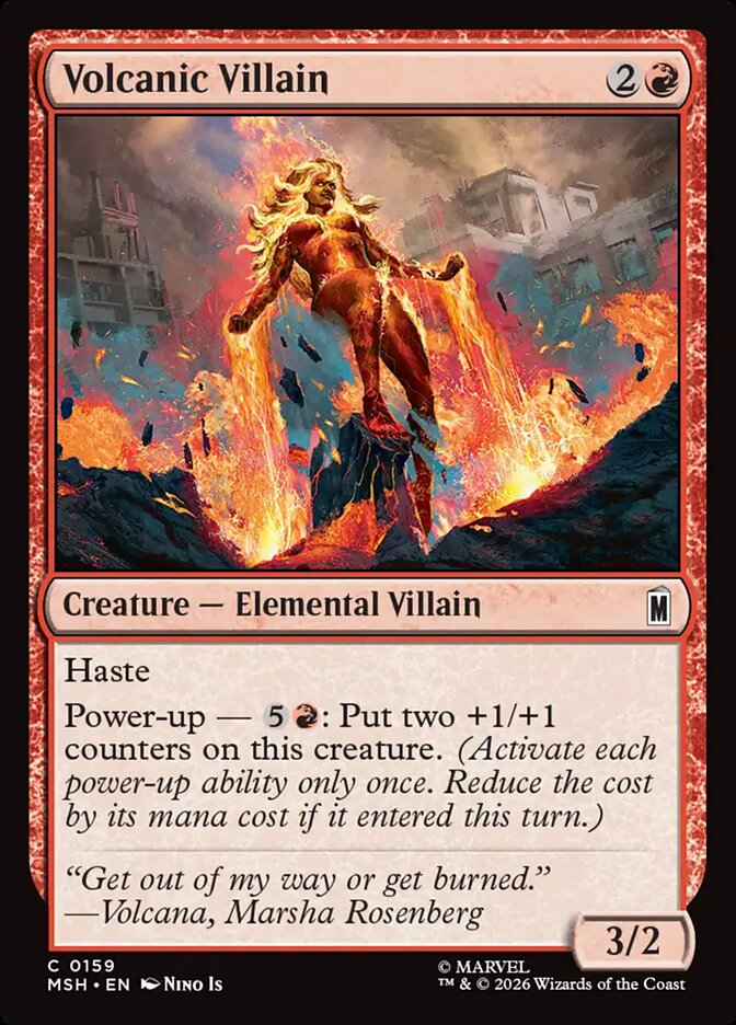 Volcanic Villain Foil