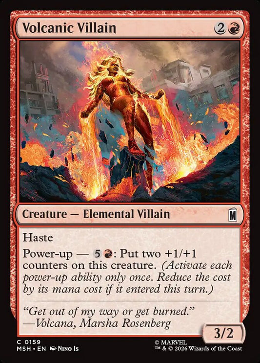 Volcanic Villain Foil