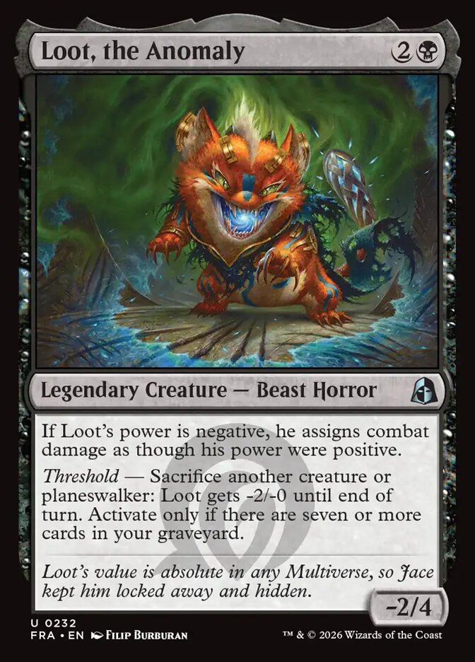 Loot, the Anomaly Foil