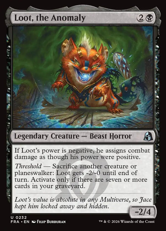 Loot, the Anomaly Foil