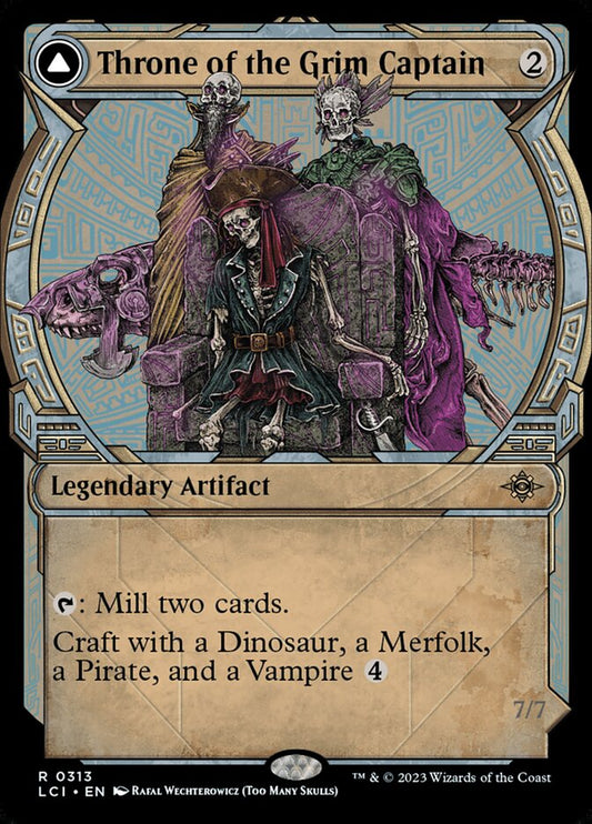 Throne of the Grim Captain // The Grim Captain Showcase Foil