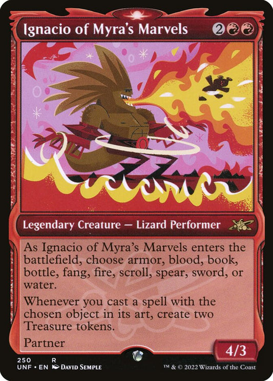 Ignacio of Myra's Marvels Showcase Foil