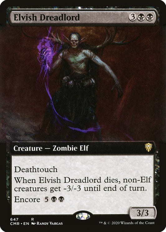 Elvish Dreadlord Extended Art