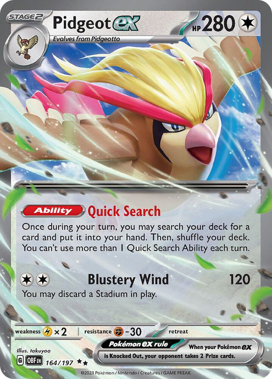 Pidgeot ex foil