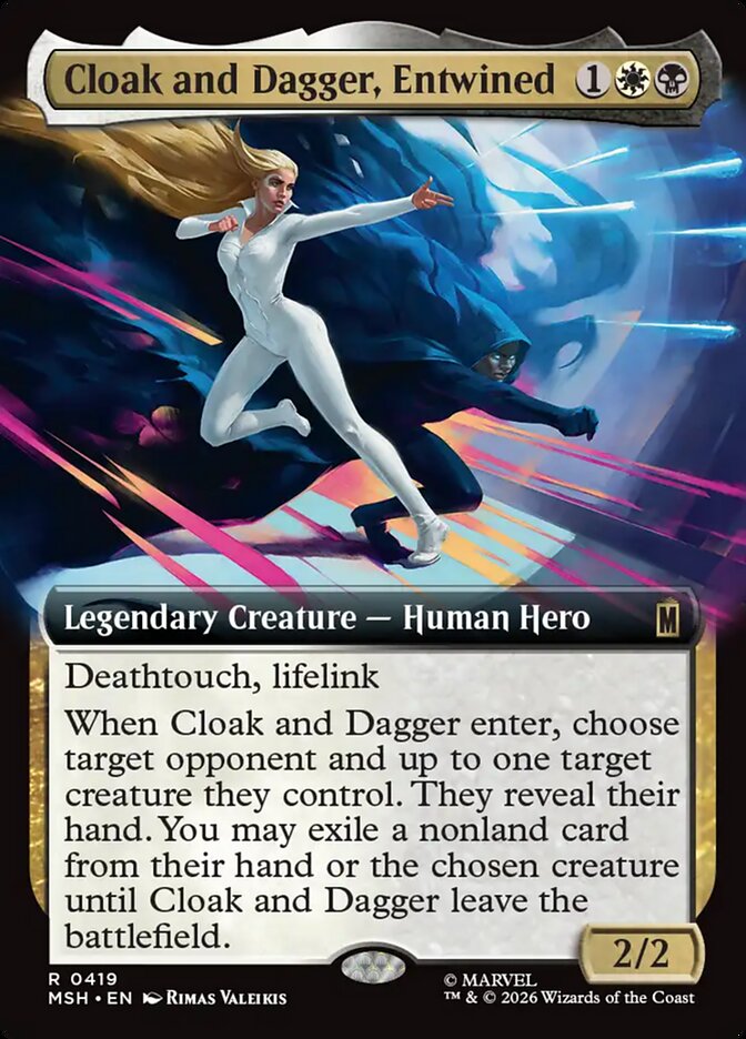 Cloak and Dagger, Entwined Extended Art Foil