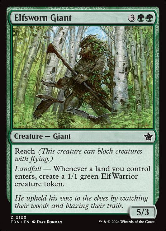 Elfsworn Giant Foil