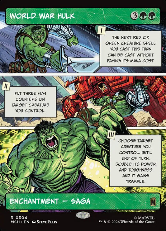 World War Hulk Showcase Foil