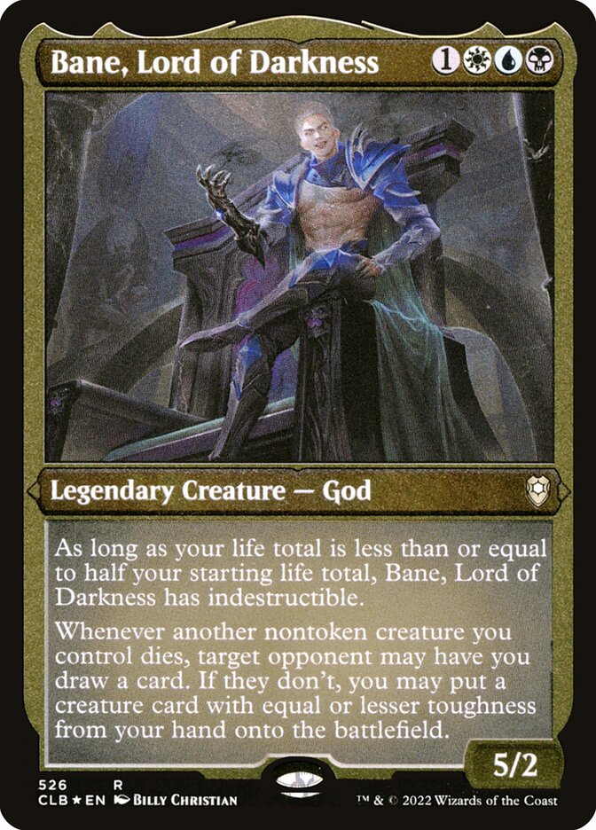 Bane, Lord of Darkness Etched Foil