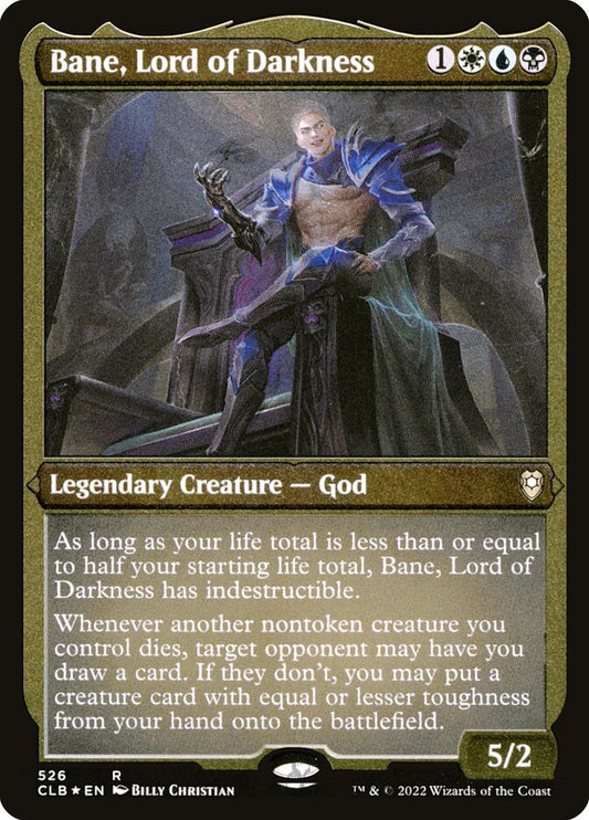 Bane, Lord of Darkness Etched Foil