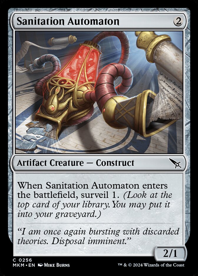 Sanitation Automaton Foil