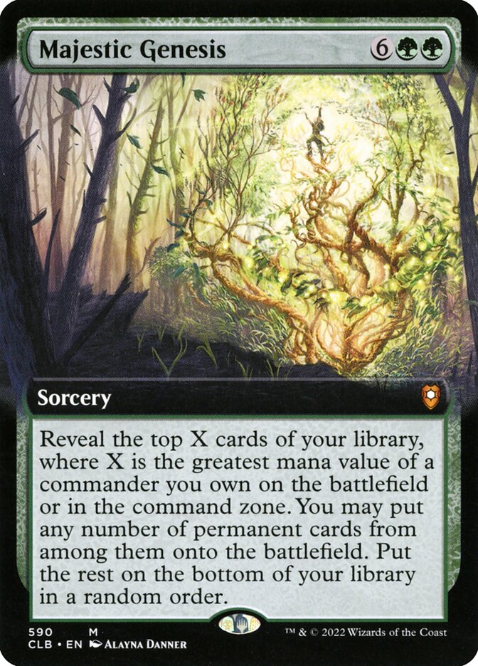 Majestic Genesis Extended Art Foil