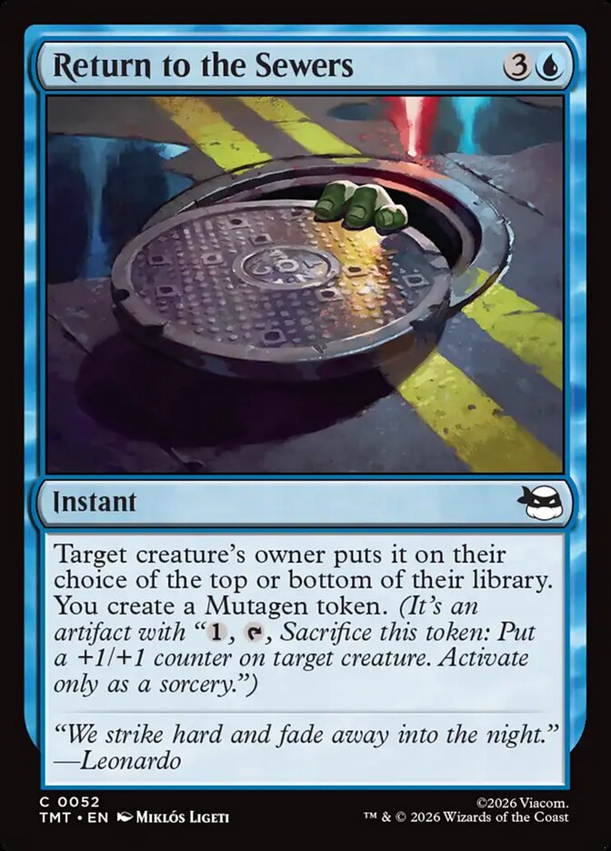 Return to the Sewers Foil