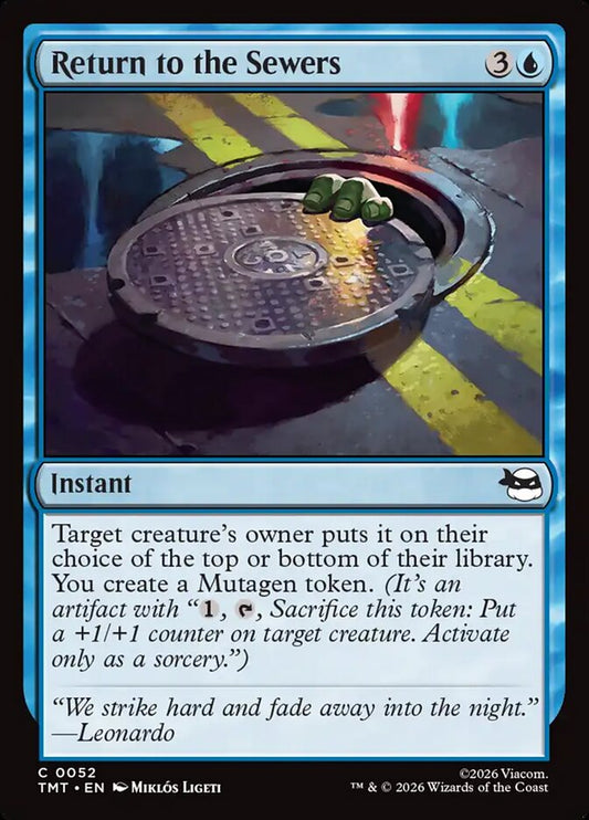 Return to the Sewers Foil