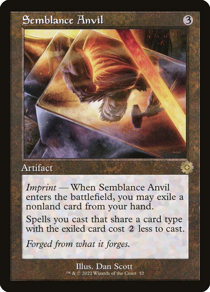 Semblance Anvil Retro Frame Foil