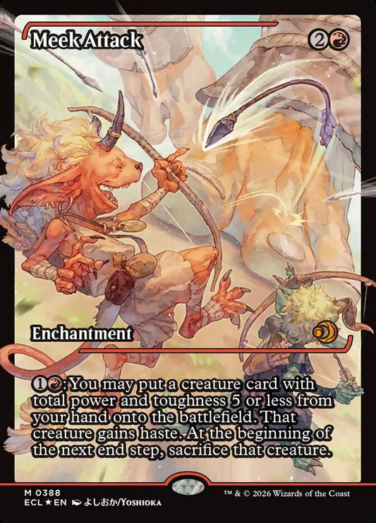 Meek Attack Japanese Showcase Foil