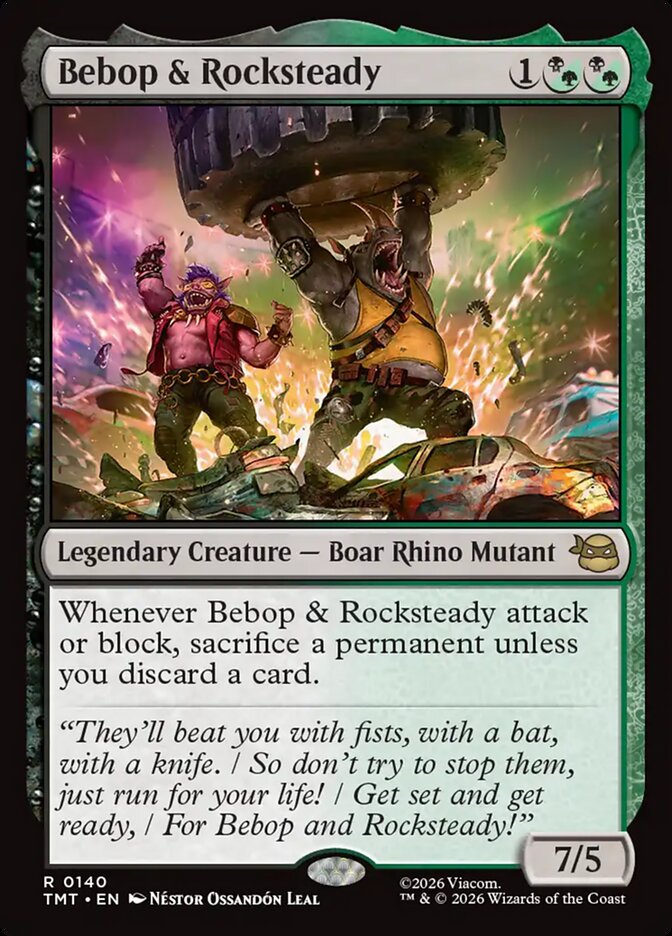 Bebop & Rocksteady Foil