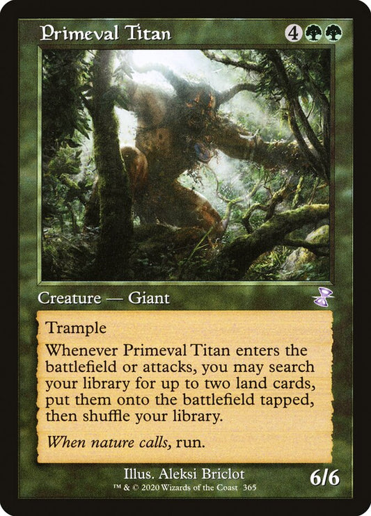 Primeval Titan Old Frame