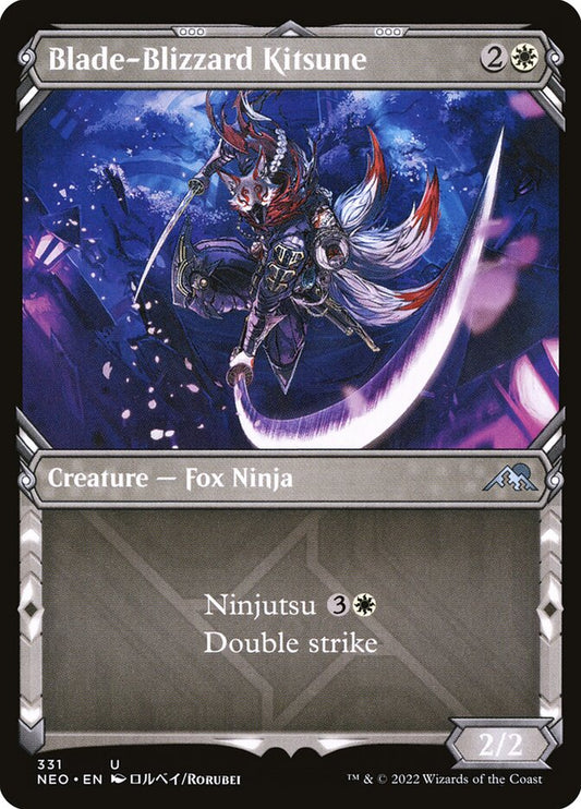 Blade-Blizzard Kitsune Showcase Foil