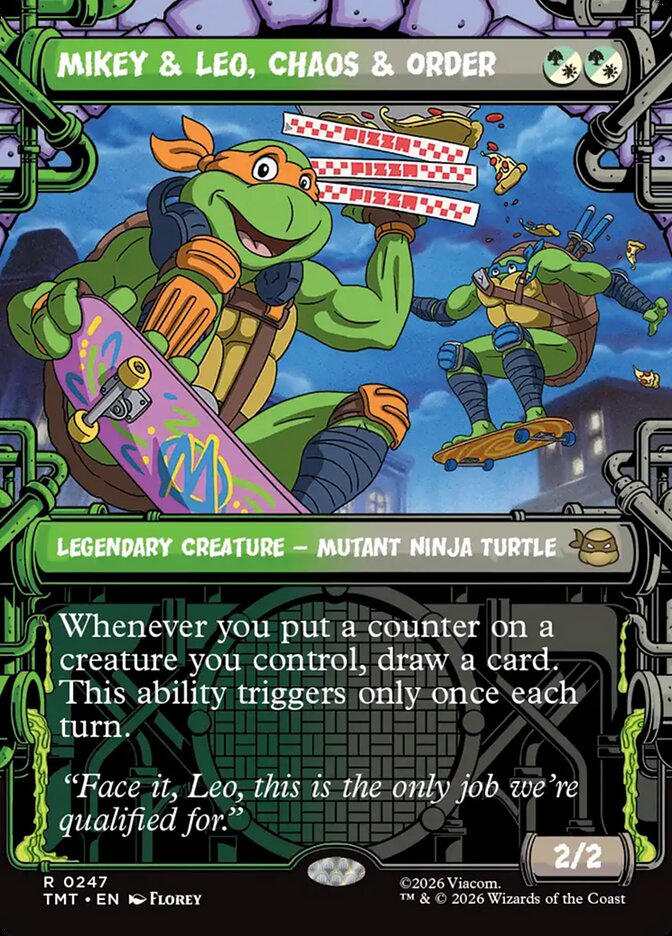 Mikey & Leo, Chaos & Order Sewer Frame