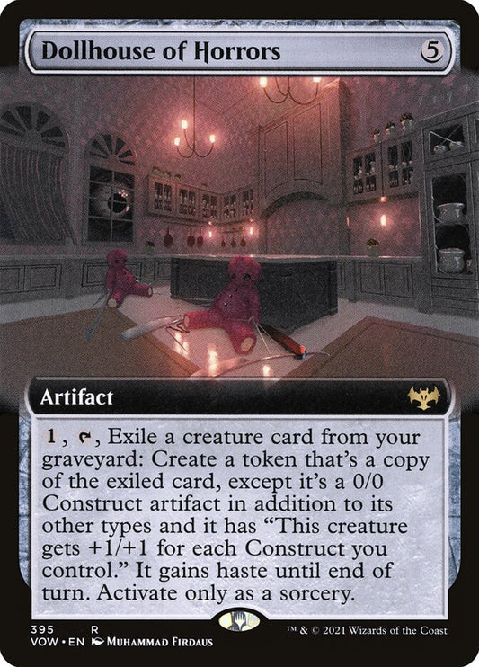 Dollhouse of Horrors Extended Art Foil