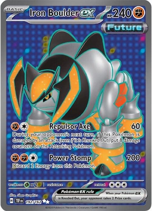 Iron Boulder ex Full Art foil