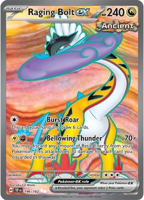 Raging Bolt ex Full Art foil