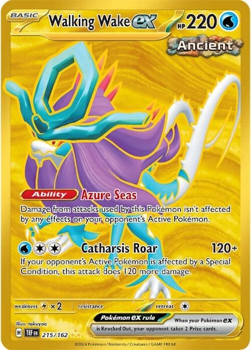 Walking Wake ex Hyper Rare foil
