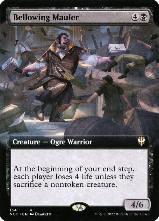 Bellowing Mauler Extended Art
