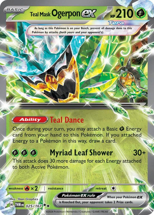 Teal Mask Ogerpon ex foil