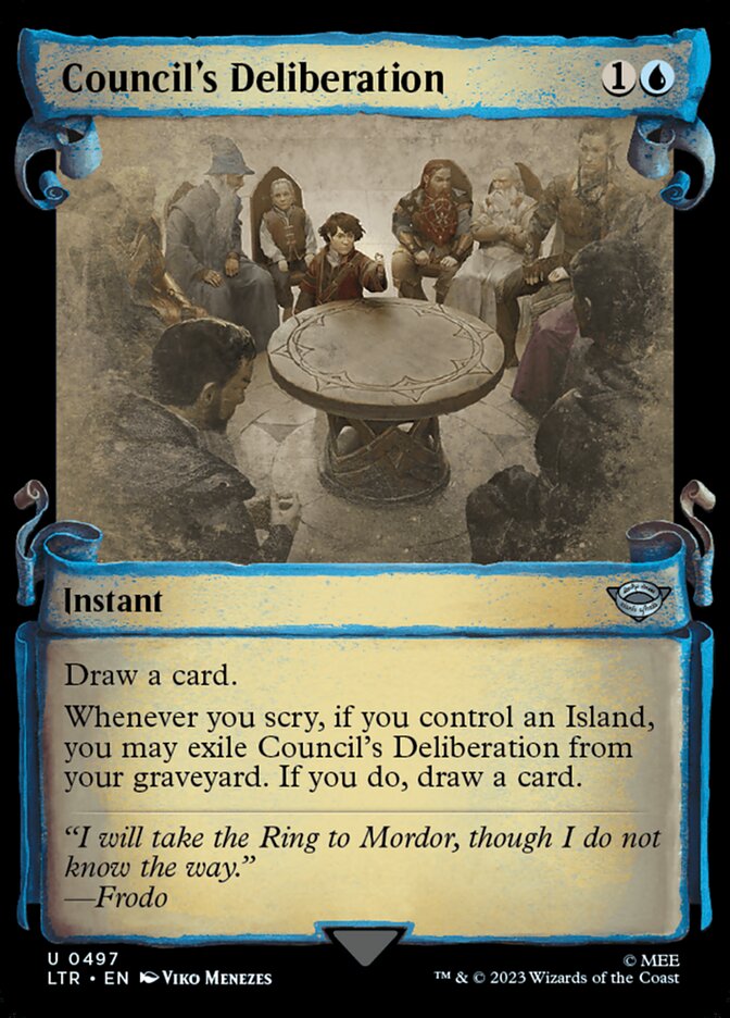 Council's Deliberation Showcase Silver Foil