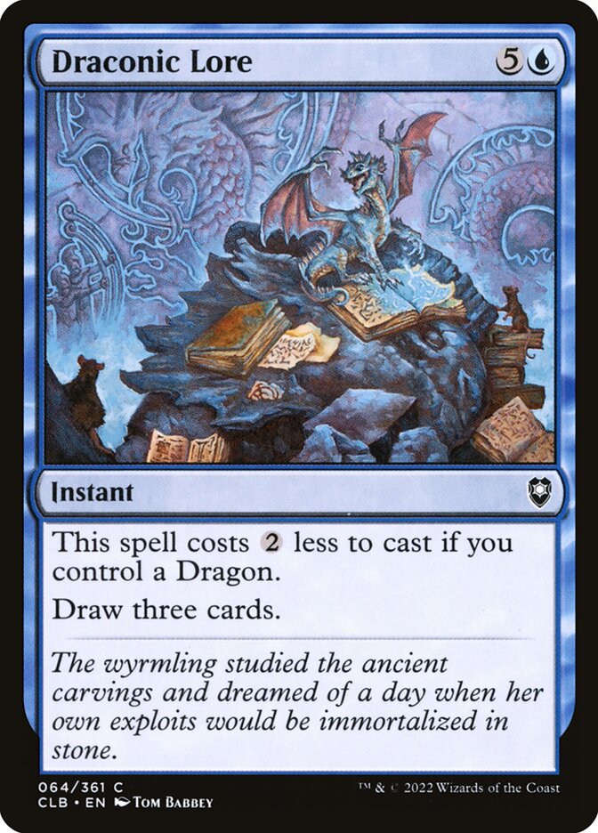 Draconic Lore Foil