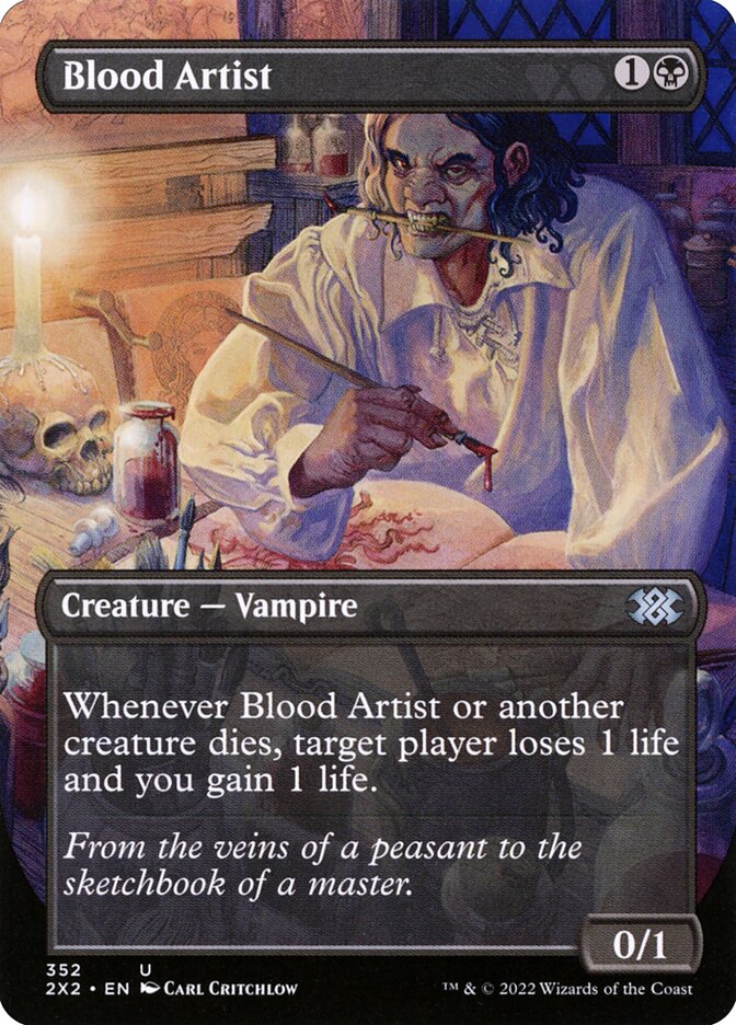 Blood Artist Borderless Foil