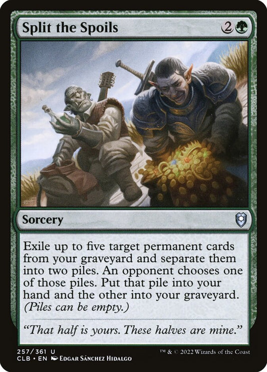 Split the Spoils Foil