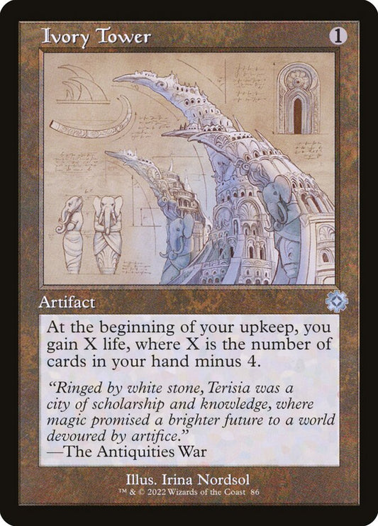 Ivory Tower Retro Frame Foil
