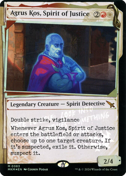 Agrus Kos, Spirit of Justice Showcase Foil